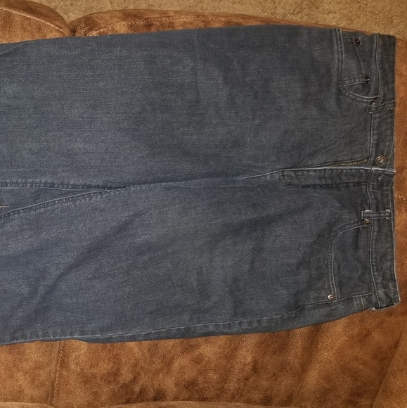 Women Talbots stretch dark denim jeans - Picture 4 of 4